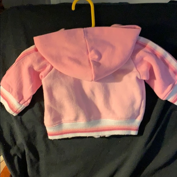 3-6 M Infant Pink Hoodie - Picture 3 of 3